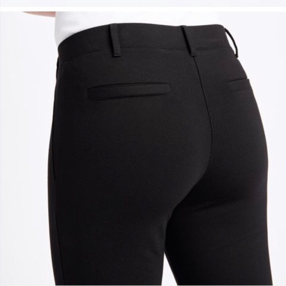 Betabrand Black Straight Leg Pull On Yoga Dress Pants Size XSP - Picture 11 of 13